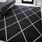 Jonathan Y Cole Minimalist Diamond Trellis Black/White 3 ft. x 5 ft. Area Rug SEU102A-3 - alternate 2