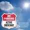 Signmission No Parking Shield Sign Active Driveway, 6 inch X 6 inch, Plastic Sign, 2PK SHI-P-2PACK-6-397 - alternate 2