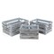 Homeroots Set of Three Gray Solid Wood Crate, 3PK 487710 - alternate 4