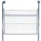 Homeroots 24" White And Gray Metal Baskets Wall Mounted Cubby Shelf 634516 - alternate 2