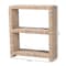 Bali & Pari Lucy Bohemian Woven Grasscloth Bookshelf 255-14048-ZORO - alternate 2