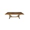 Homeroots 96" Brown Reclaimed Wood Trestle Base Dining Table 518603 - alternate 1