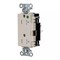 Hubbell Wiring Device-Kellems Straight Blade Receptacle, 5-20R, 20 A, 125V AC, 2 Pole, 3 Wire, Surface Mount, Grounded HBL2182STLATR - alternate 1