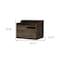 Homeroots 13" Brown Wood One Drawer Floating Nightstand 546201 - alternate 6