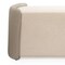 Homeroots 58in Taupe and Light Gray Boucle And Faux Leather Upholstered Bench 714185 - alternate 3