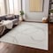 Homeroots 3' X 5' Ivory And Beige Abstract Washable Indoor Outdoor Area Rug 597487 - alternate 5