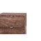 Homeroots 26" Brown Solid Wood Carved Abstract Two Drawer Nightstand 661249 - alternate 3