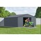 Arrow Classic 14 x 14 x 7 ft Charcoal Steel Storage Shed CLG1414CC - alternate 2