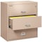 Fireking 3 Drawer, 1 Hr Fire & Impact Rated, 38" Wide Lateral Champagne 3-3822-CCH - alternate 3