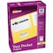 Avery reg Letter Pocket Folder, Yellow, 125PK AVE47992CT - alternate 1