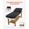 Vevor Medical Exam Table Wooden Framed Medical Exam Bed with Adjustable Backrest N02B - alternate 3