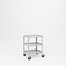 Pucel Three Shelf Utility Table, 5 in Casrters, 19 in W x 25 in D x 31 in H, Gray TU-1925-3-C5 - alternate 1