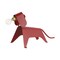 Jonathan Y Rover 10" Modern Industrial Iron Canine LED Kids' Lamp, Red JYL7130A - alternate 3