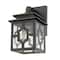 Homeroots Antique Bronze Outdoor Lantern Wall Light 398494 - alternate 2