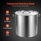 Vevor 100QT Stainless Steel Stockpot Cooking Kitchen Sauce Pot with Basket Lid Handle SP100QT505006S - alternate 3