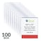 C-Line Products 8-1/2" x 11" Non Glare Standard Weight Poly Sheet Protectors, 100/BX 62048 - alternate 4