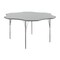Flash Furniture Wren 60 in Flower Adjustable Height Activity Table, Thermal Laminate Top, Standard Legs, Gray XU-A60-FLR-GRY-T-A-GG - alternate 1