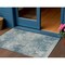 Homeroots 3' X 5' Teal Blue And Beige Abstract Washable Indoor Outdoor Area Rug 630897 - alternate 1