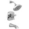Delta Stryke 14 Series Tub and Shower, 4.22 in, Lumicoat Chrome T144766-PR - alternate 1