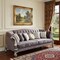 Homeroots 99" Brown Velvet and Solid Wood Curved Sofa With Toss Pillows 491329 - alternate 2