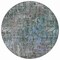Homeroots 8' Fern Green Round Abstract Washable Indoor Outdoor Area Rug 607868 - alternate 3