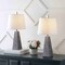 Jonathan Y Owen 20.5" Contemporary Resin LED Table Lamp, Dark Gray Terrazzo, 2PK JYL1037C-SET2 - alternate 4