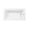Kingston Brass 60-Inch Acrylic Rectangular 3-Wall Alcove Tub Combo w/ Waste and Overflow Drain, Right Hand Drain CVTAP603222R5 - alternate 3