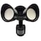 Bulbrite Motion Sensor / Dusk-To-Dawn Wired Outdoor 2-Head LED Security Flood Light, Black 773703 - alternate 1