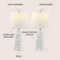 Jonathan Y Owen 20.5" Contemporary Resin LED Table Lamp, White Terrazzo, 2PK JYL1037B-SET2 - alternate 3