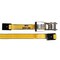 Mytee Products Ratchet Tie-Down Straps w/ Flat Hooks, 2inx40ft Ratchet Straps Yellow, 10,000 lbs BS RS240 - alternate 3