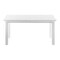 Homeroots 79" White Solid Wood Butterfly Leaf Extending Dining Table 518763 - alternate 1