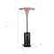 Homeroots 40000 BTU Black Steel Propane Cylindrical Pole Standing Patio Heater 480583 - alternate 3