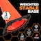 Xpose Safety Traffic Safety Cone, 18 in, PVC Plastic, No Collar, DOT Approved, Orange, Full Pallet, PK928 OTC18-FP928-X - alternate 4