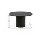 Homeroots 52" Black Solid Wood Pedestal Base Round Top Dining Table 721033 - alternate 3