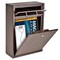 Mail Boss Olympus Locking Wall-Mount Drop Box, Bronze, 16-Gauge Steel 805931 - alternate 5