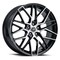 Ultra WHEELS 20 Inch Diameter x 8.5 Inch Width; 5 x 112 Millimeter/ 5 x 4.40 Inch Bolt Pattern 459-2844U+35 - alternate 1
