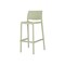 Homeroots Set of Two 30" Green Heavy Duty Plastic Low Back Outdoor Bar Height Chairs, 2PK 565362 - alternate 1