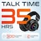 Delton Wireless Bluetooth Over-the-Ear Headphones, Noise-Canceling Computer Headset, Black G520 - alternate 3