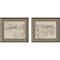 Homeroots Set Of Two Sepia Scenes I Black Framed Wall Art, 2PK 525773 - alternate 1