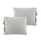Homeroots Light Gray King Linen 220 Thread Count Washable Duvet Cover Set 529005 - alternate 4