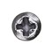 Auveco 6 x 3/8in Number 4 Head Phillips Oval Head Tapping Screw Chrome, 100PK 2802 - alternate 2