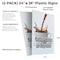 Signmission Coffee Time Is Anytime, Plastic Signs Only 24 Inch x 36 Inch, Corrugated Plastic, 2PK CSB-2436-2PACK-Coffee Time Is Anytime - alternate 2