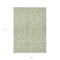 Homeroots 3' X 5' Green And Ivory Damask Washable Indoor Outdoor Area Rug 595139 - alternate 5