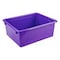 Storex Deep Storage Tray with Lid, Purple 62548U05C - alternate 2