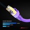 Maximm 20ft Flat Cat7 SFTP Shielded Ethernet Cable, Pink CAT720FTPink - alternate 3