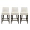 Manhattan Comfort Beever Counter Stool  in Cream - Set of 3 3-CS024-CR - alternate 3
