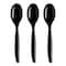 Smarty Had A Party Black Disposable Plastic Serving Spoons 150 Spoons, 150PK 2650-B-CASE - alternate 2