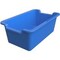 Deflecto Antimicrobial Rectangular Storage Bin - 5.06in Height x 13.24in Width x 8.05in Depth - 39510BLU - alternate 2