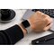 Elegani Expansion Stainless Steel Replacement Band Compatible with Apple Watch 44mm, Silver SEBCQR-SLV-44mm - alternate 3