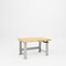 Pucel Hardwood Top Hydraulic Bench, 36 in W x 48 in D x 29 in-41 in H, Gray HBW-3648-M12 - alternate 1